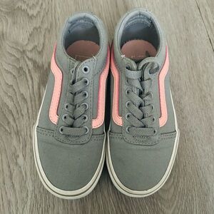 Vans Kids Shoes in Gray and Pink
